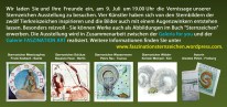 Flyer für die Sternzeichen Ausstellung in der Rostocker Altstadt Galerie (2)